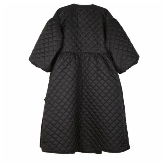 💜 The ISLANEL Black Quilted Wrap Jacket - Picture 8 of 8
